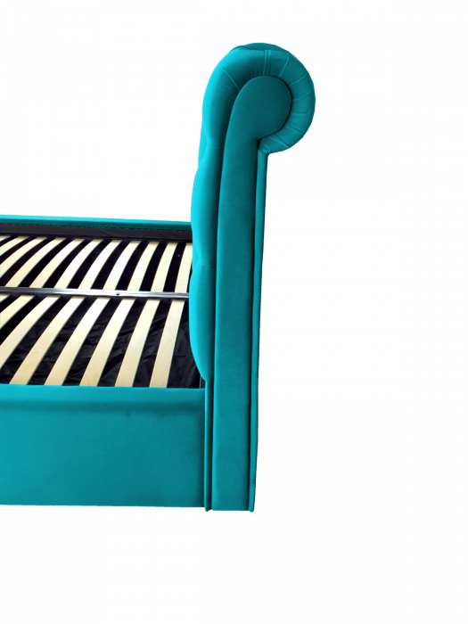 Pat tapitat Verona cu spatiu pentru depozitare, 160x200 [4]