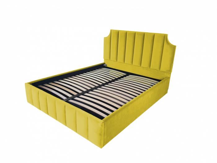 Pat tapitat Viena cu spatiu pentru depozitare, 160x200 [1]