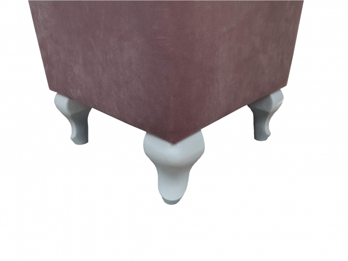 Taburet Fancy,37x37x45cm,roz prafuit [4]