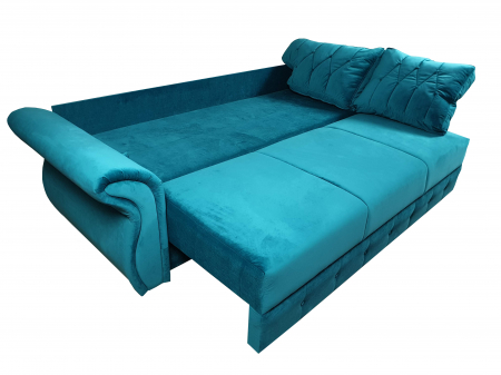 Canapea extensibila Mira,240x92x90cm,turcoaz [2]