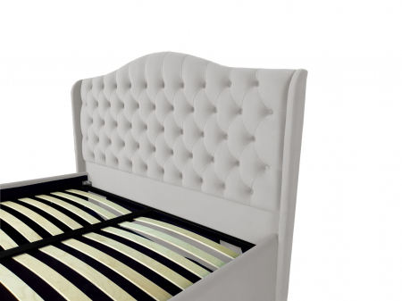 Pat tapitat Betty cu spatiu pentru depozitare, 160x200 [2]