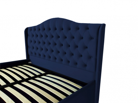 Pat tapitat Betty cu spatiu pentru depozitare, 160x200 [2]