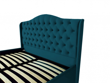 Pat tapitat Betty cu spatiu pentru depozitare, 160x200 [2]