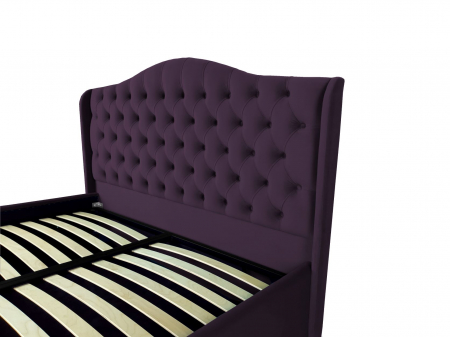 Pat tapitat Betty cu spatiu pentru depozitare, 160x200 [2]