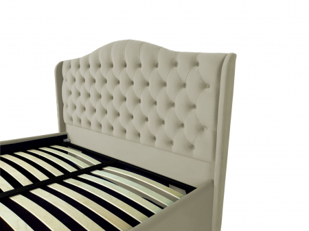 Pat tapitat Betty cu spatiu pentru depozitare, 160x200 [2]