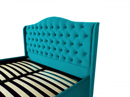 Pat tapitat Betty cu spatiu pentru depozitare, 160x200 [2]