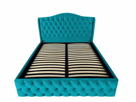 Pat tapitat Betty cu spatiu pentru depozitare, 160x200 [1]