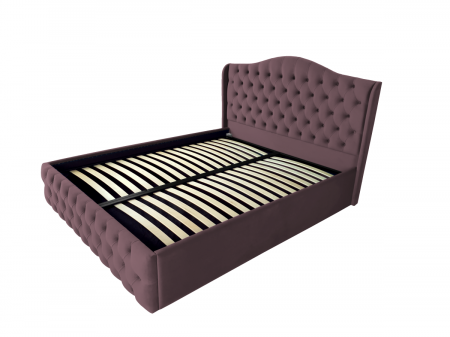 Paturi - Pat tapitat Betty cu spatiu pentru depozitare, 160x200
