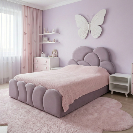 Paturi - Pat tapitat Bliss cu spatiu pentru depozitare, 160x200