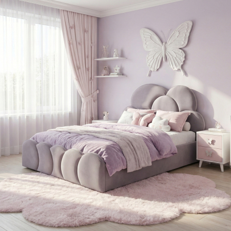 Paturi - Pat tapitat Bliss cu spatiu pentru depozitare, 160x200