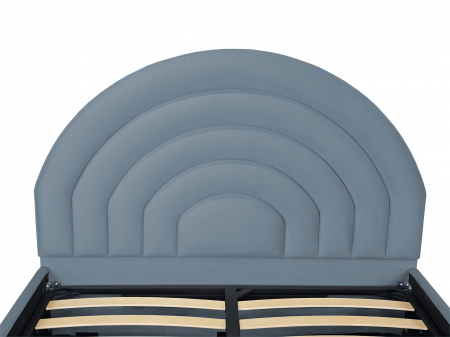Pat tapitat Dome cu spatiu pentru depozitare, 160x200 [2]