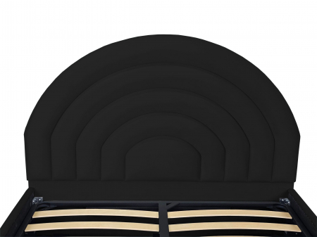 Pat tapitat Dome cu spatiu pentru depozitare, 160x200 [2]