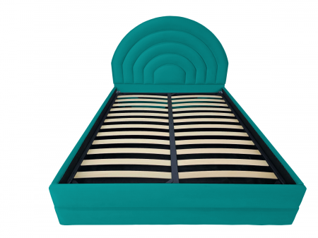 Pat tapitat Dome cu spatiu pentru depozitare, 160x200 [1]