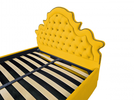 Pat tapitat Elise cu spatiu pentru depozitare, 160x200 [2]