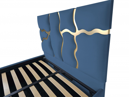 Pat tapitat Etna cu spatiu pentru depozitare, 160x200 [2]