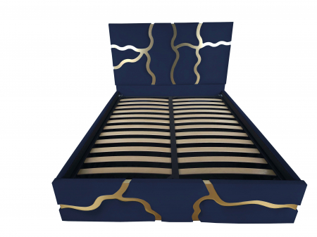 Pat tapitat Etna cu spatiu pentru depozitare, 160x200 [1]