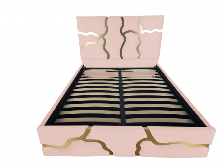 Pat tapitat Etna cu spatiu pentru depozitare, 160x200 [1]