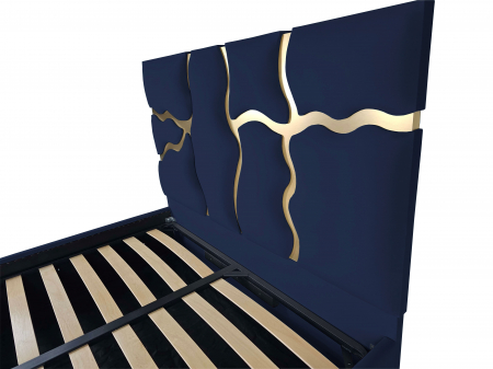 Pat tapitat Etna cu spatiu pentru depozitare, 160x200 [2]