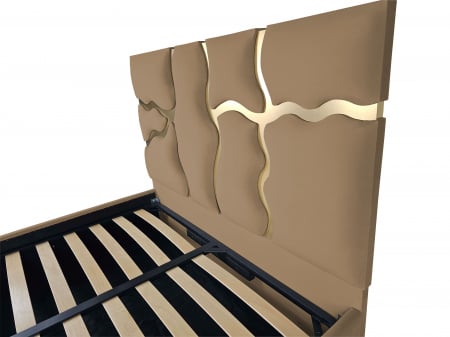 Pat tapitat Etna cu spatiu pentru depozitare, 160x200 [2]