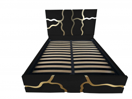 Pat tapitat Etna cu spatiu pentru depozitare, 160x200 [1]