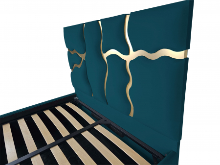 Pat tapitat Etna cu spatiu pentru depozitare, 160x200 [2]