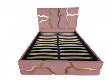 Pat tapitat Etna cu spatiu pentru depozitare, 160x200 [1]