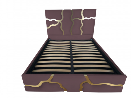 Pat tapitat Etna cu spatiu pentru depozitare, 160x200 [1]