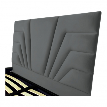 Pat tapitat Eva cu spatiu pentru depozitare, 160x200 [2]