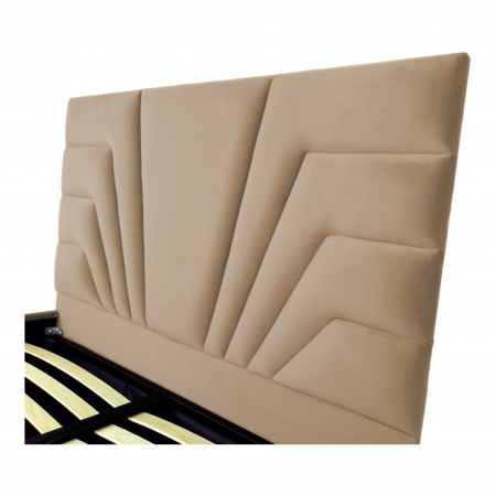 Pat tapitat Eva cu spatiu pentru depozitare, 160x200 [2]