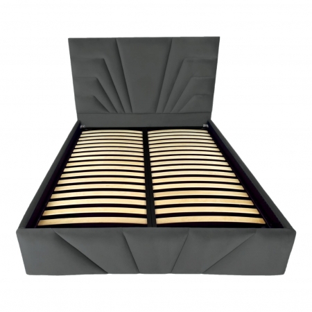 Pat tapitat Eva cu spatiu pentru depozitare, 160x200 [1]