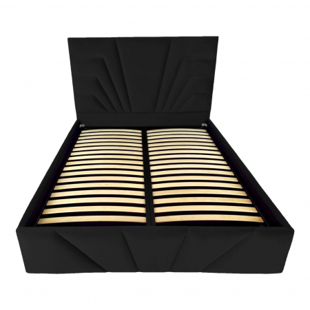 Pat tapitat Eva cu spatiu pentru depozitare, 160x200 [1]