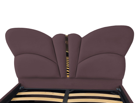 Pat tapitat Fluture cu spatiu pentru depozitare, 160x200 [2]