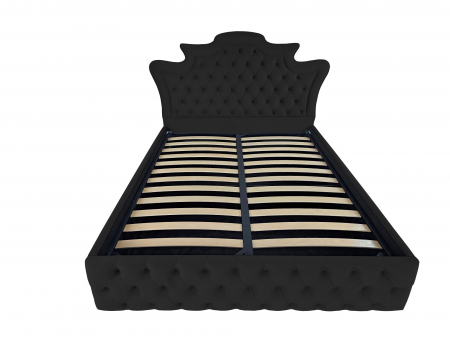 Pat tapitat Giulia cu spatiu pentru depozitare, 160x200 [1]