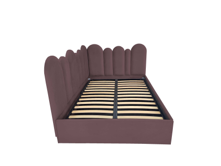 Pat tapitat Kaya cu spatiu pentru depozitare, 160x200 [1]