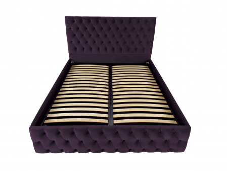 Pat tapitat Kirra cu spatiu pentru depozitare, 160x200 [1]