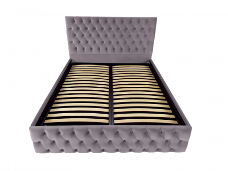 Pat tapitat Kirra cu spatiu pentru depozitare, 160x200 [1]