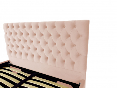 Pat tapitat Kirra cu spatiu pentru depozitare, 160x200 [2]