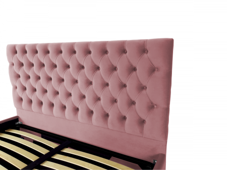 Pat tapitat Kirra cu spatiu pentru depozitare, 160x200 [2]