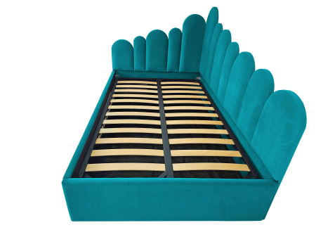 Pat tapitat Korin cu spatiu pentru depozitare, 160x200 [1]