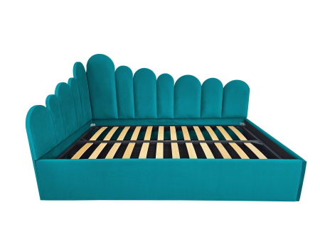 Pat tapitat Korin cu spatiu pentru depozitare, 160x200 [2]