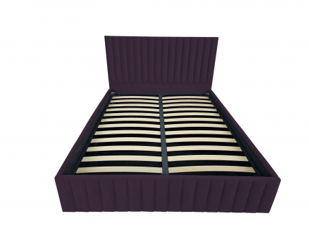 Pat tapitat Linnet cu spatiu pentru depozitare, 160x200 [1]