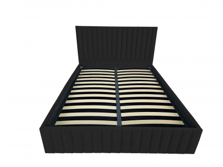 Pat tapitat Linnet cu spatiu pentru depozitare, 160x200 [1]