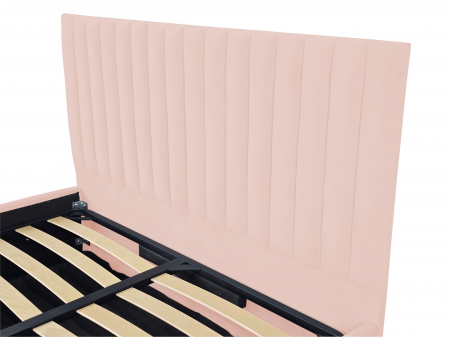 Pat tapitat Linnet cu spatiu pentru depozitare, 160x200 [2]