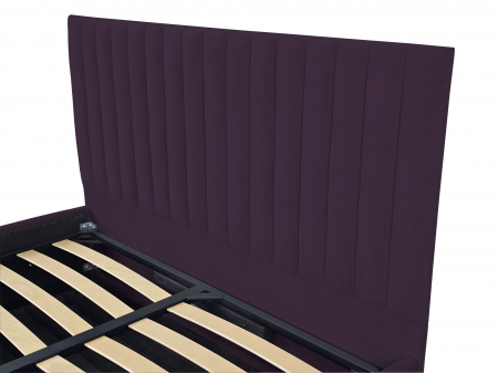 Pat tapitat Linnet cu spatiu pentru depozitare, 160x200 [2]