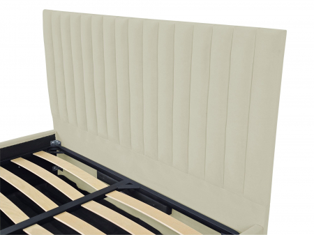 Pat tapitat Linnet cu spatiu pentru depozitare, 160x200 [2]