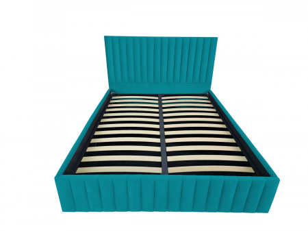 Pat tapitat Linnet cu spatiu pentru depozitare, 160x200 [1]