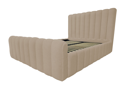 Pat Loft - Pat tapitat Loft cu spatiu pentru depozitare, 160x200