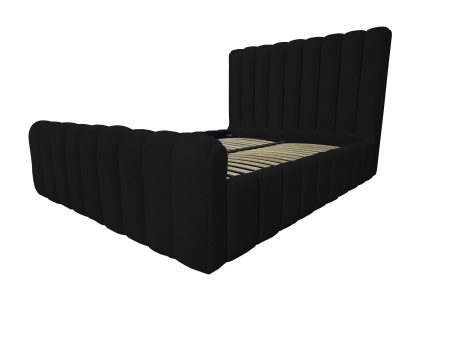 Pat tapitat Loft cu spatiu pentru depozitare, 160x200 [0]