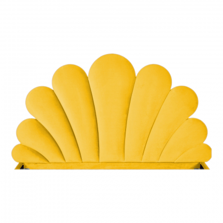 Pat tapitat Lotus cu spatiu pentru depozitare, 160x200 [2]