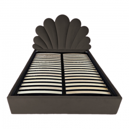 Pat tapitat Lotus cu spatiu pentru depozitare, 160x200 [1]